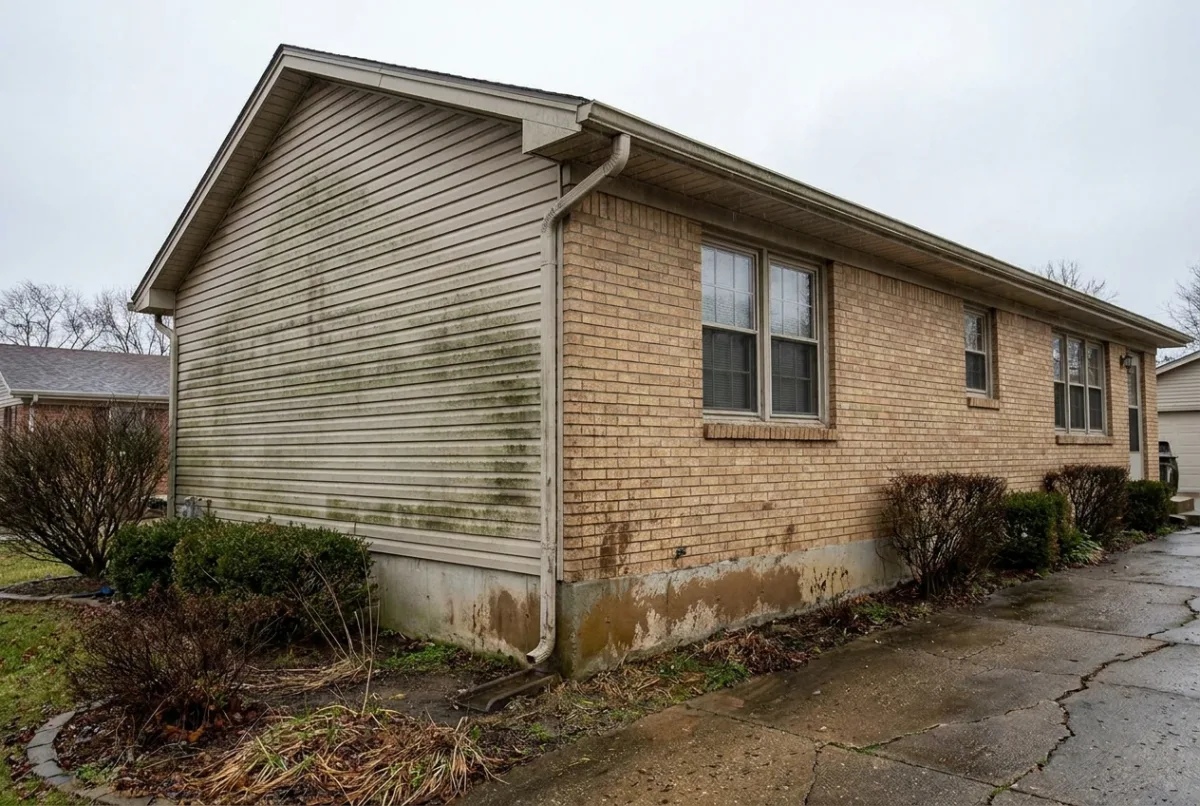 Illustrative image: Siding Soft-Wash before